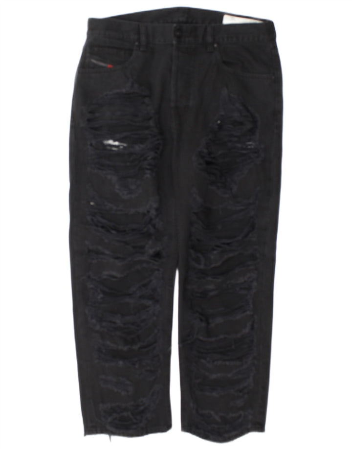 Jeans dritti regolari Aryel da donna Diesel W29 L25 neri classici