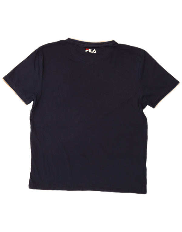 Maglietta Fila da uomo Top Large Blu Navy