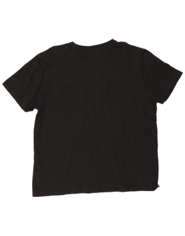 T-shirt da uomo Fila Top 3XL cotone nero