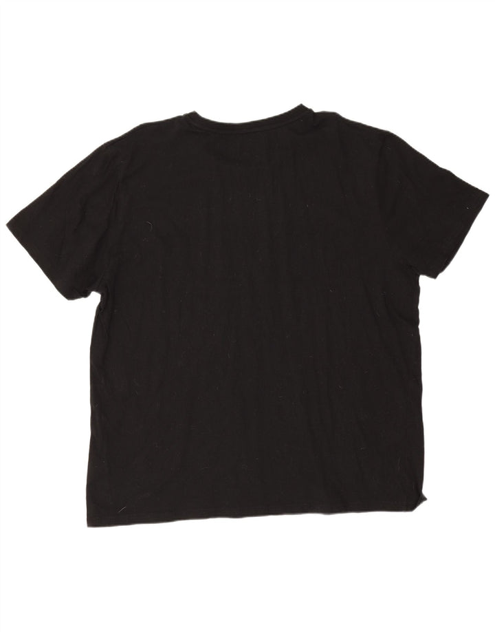 T-shirt da uomo Fila Top 3XL cotone nero