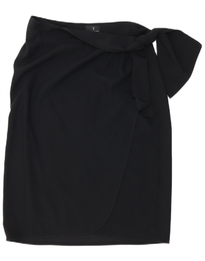 Gonna a portafoglio da donna TRUSSARDI W32 grande in acetato nero