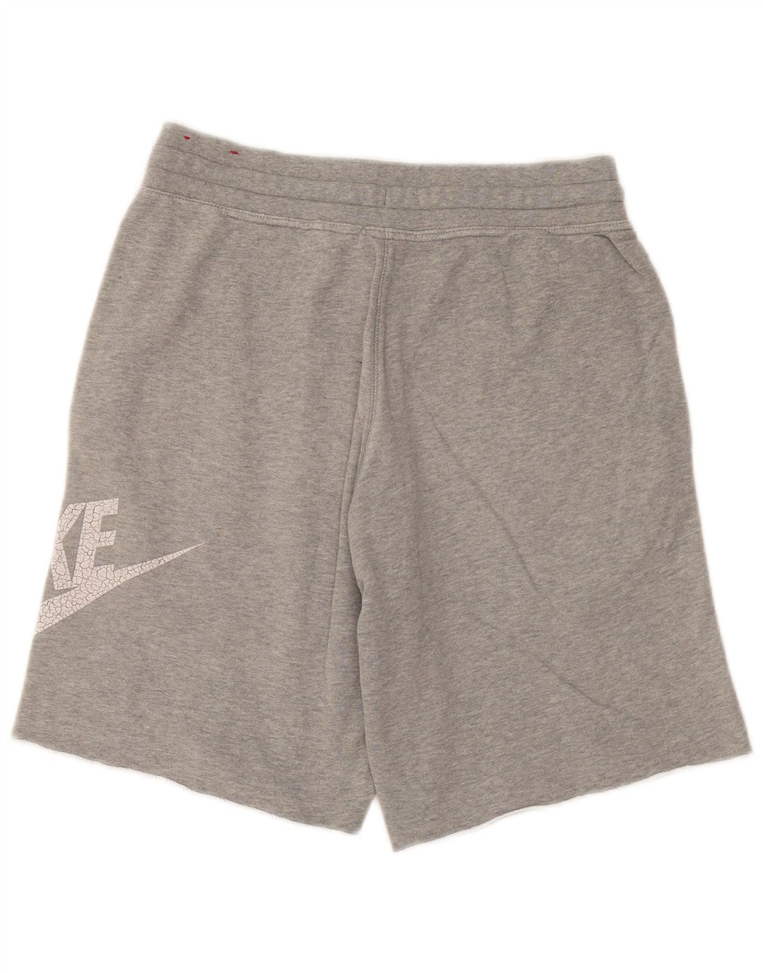 Pantaloncini sportivi Nike da uomo con grafica in cotone grigio medio