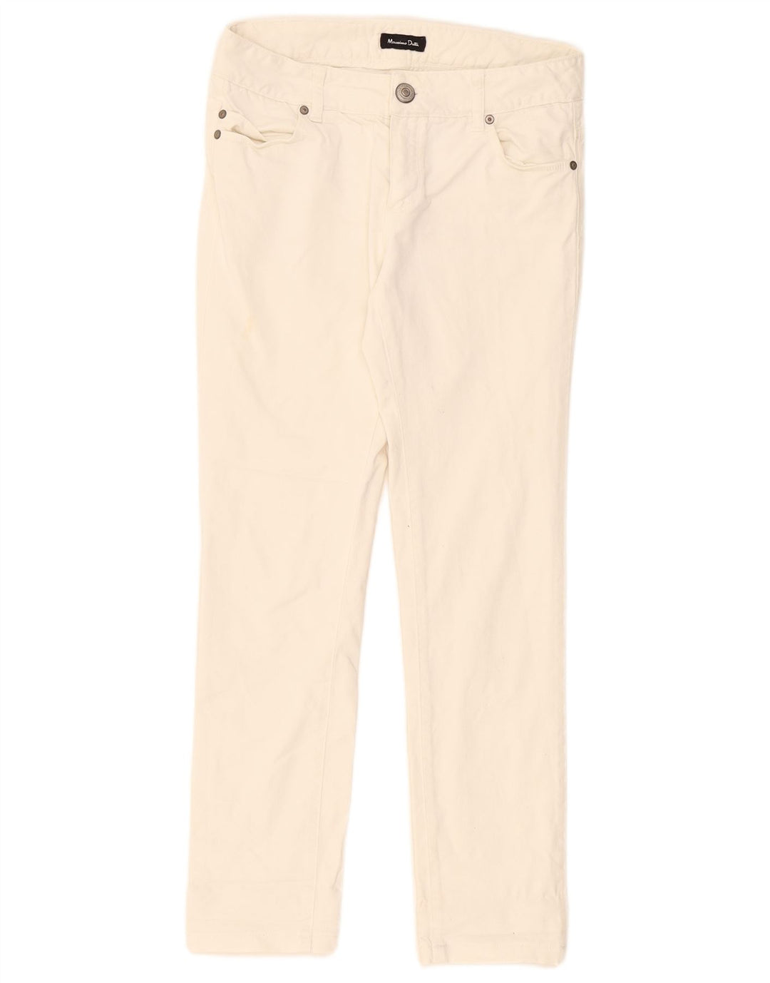 Jeans slim da donna Massimo Dutti W28 L27 bianchi