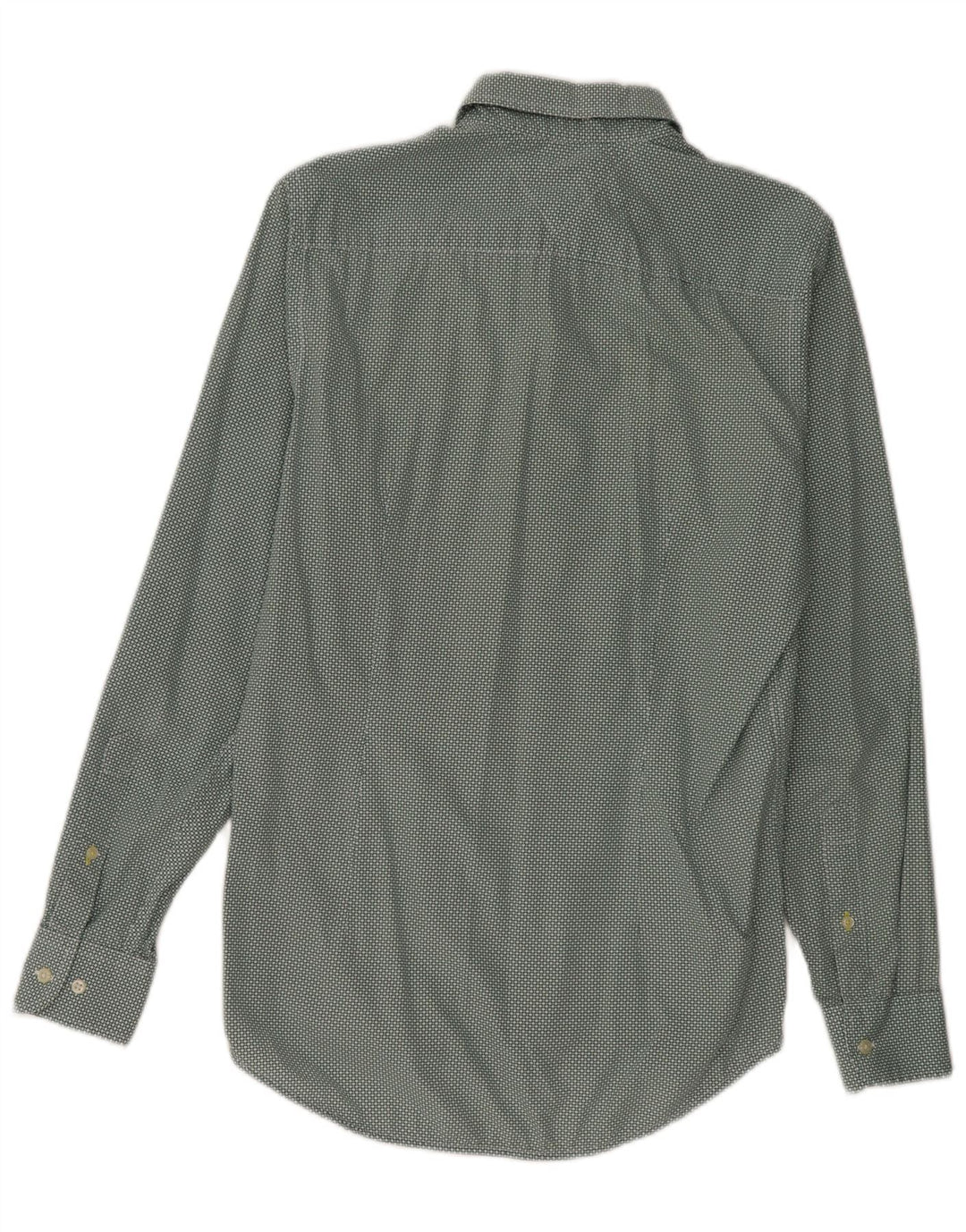 Camicia slim fit da uomo Tommy Hilfiger verde medio maculato