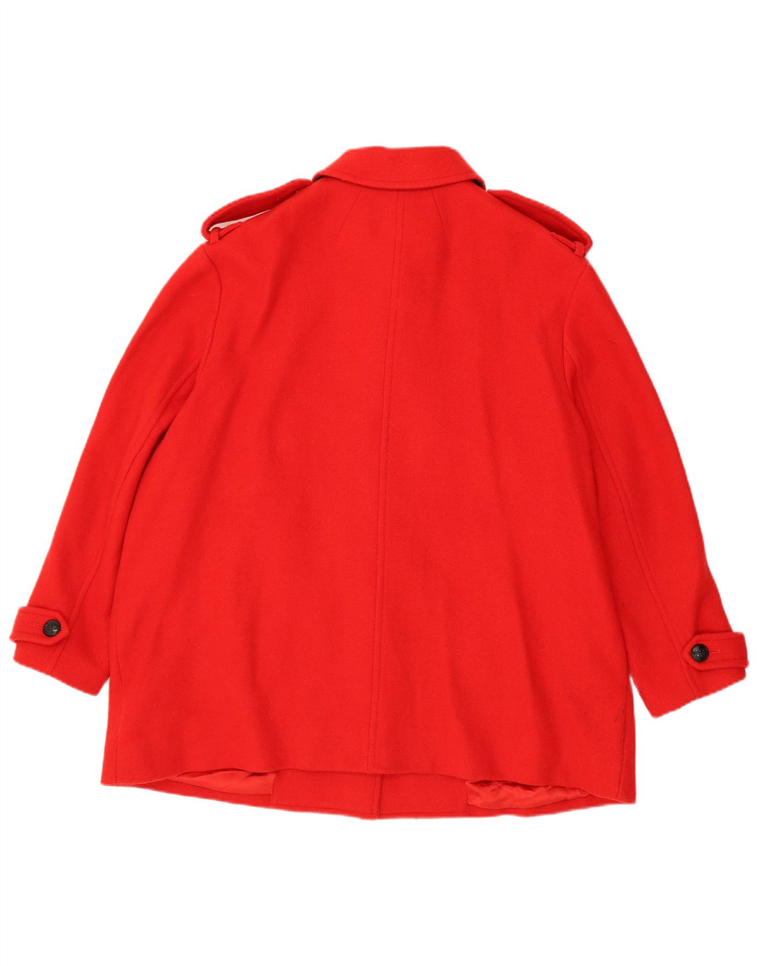 Soprabito militare da donna Marks & Spencer UK 22 3XL classico in lana rossa
