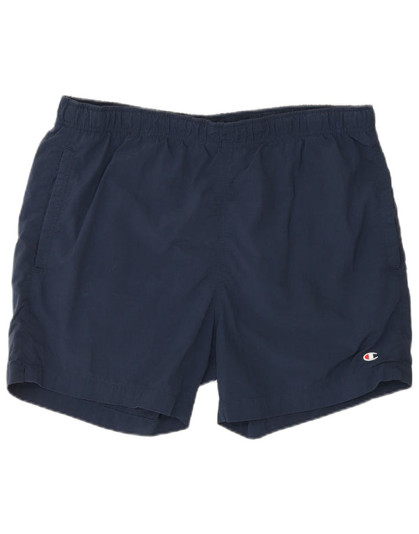 Pantaloncini da bagno da uomo Champion XL blu navy in poliammide