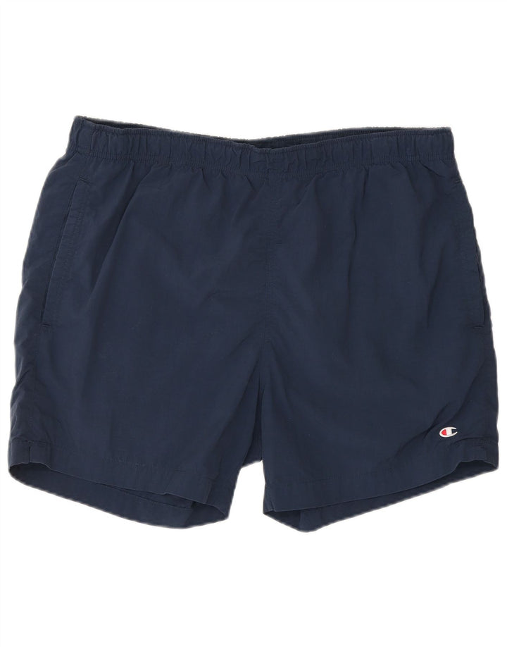Pantaloncini da bagno da uomo Champion XL blu navy in poliammide