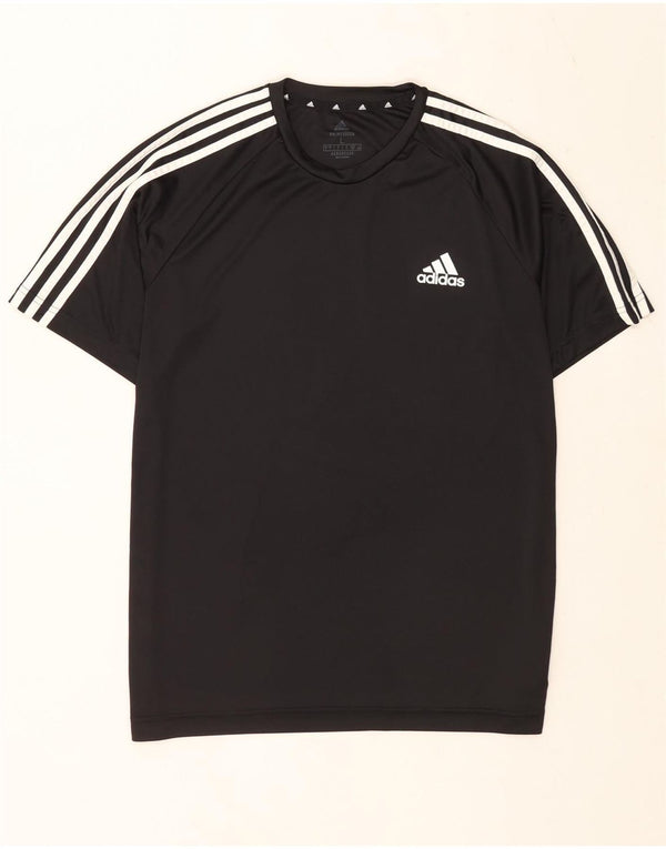 Adidas Mens Aeroready T-Shirt Top Large Black Polyester
