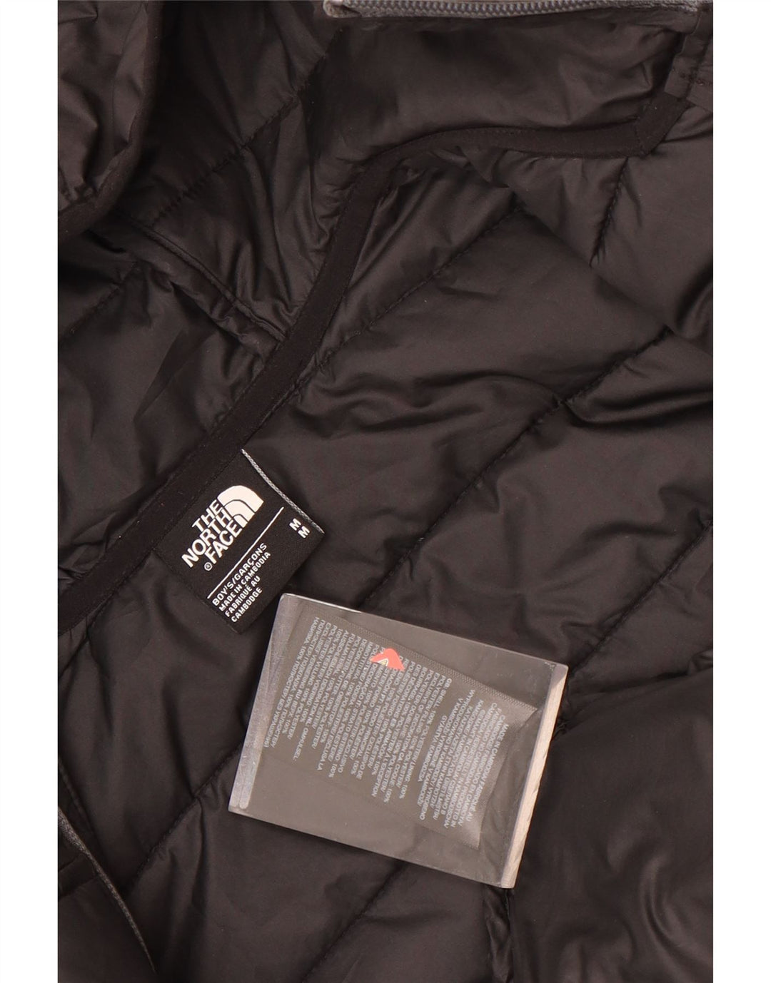 Giacca imbottita con cappuccio The North Face da ragazzo 9-10 anni media poliestere nero