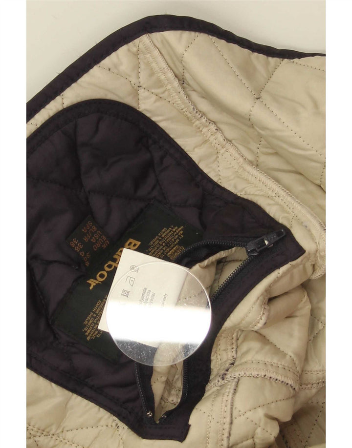 Giacca trapuntata da donna Barbour UK 8 Small Blu Navy in poliammide