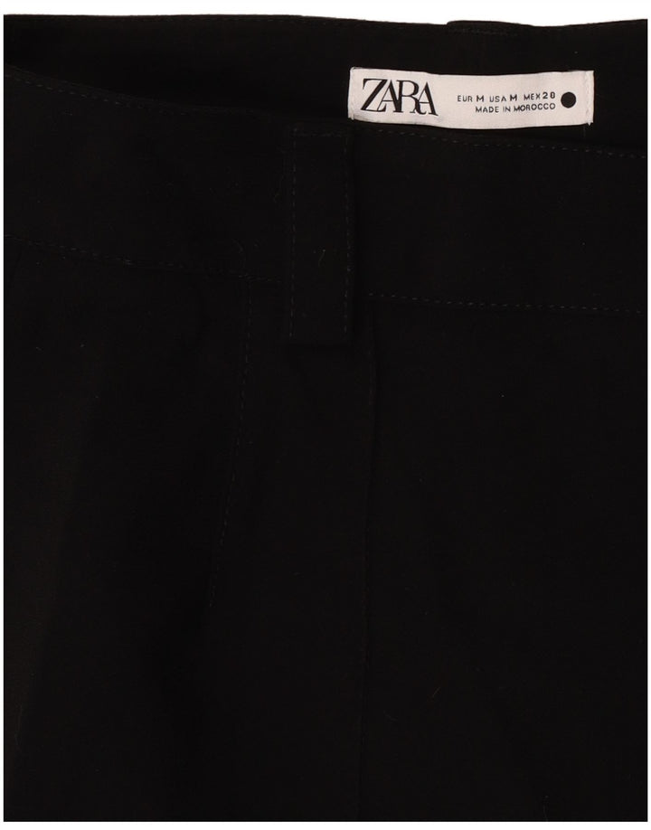 Pantaloni casual dritti da donna Zara medi W28 L30 neri