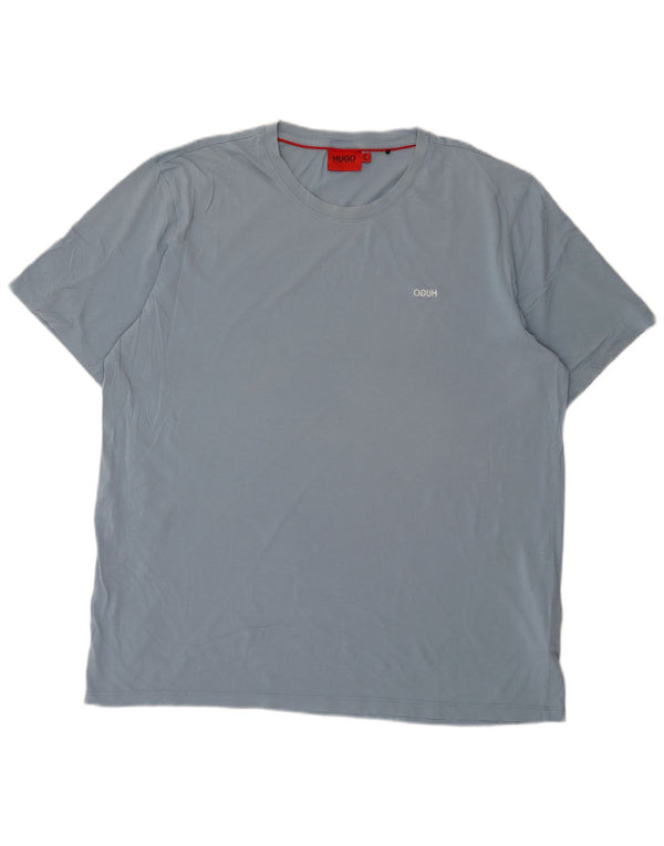 T-shirt da uomo Hugo Boss Top XL in cotone blu