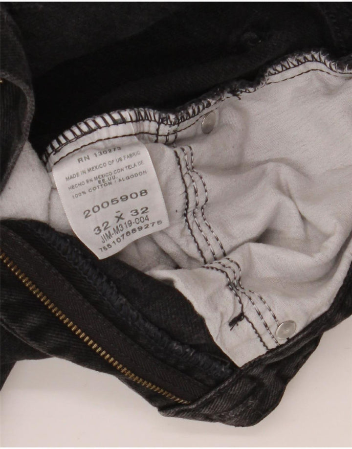 Jeans dritti Lee da uomo vestibilità regolare W32 L30 cotone nero