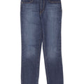 Jeans dritti a vita alta Levi's 724 da donna W30 L30 in cotone blu