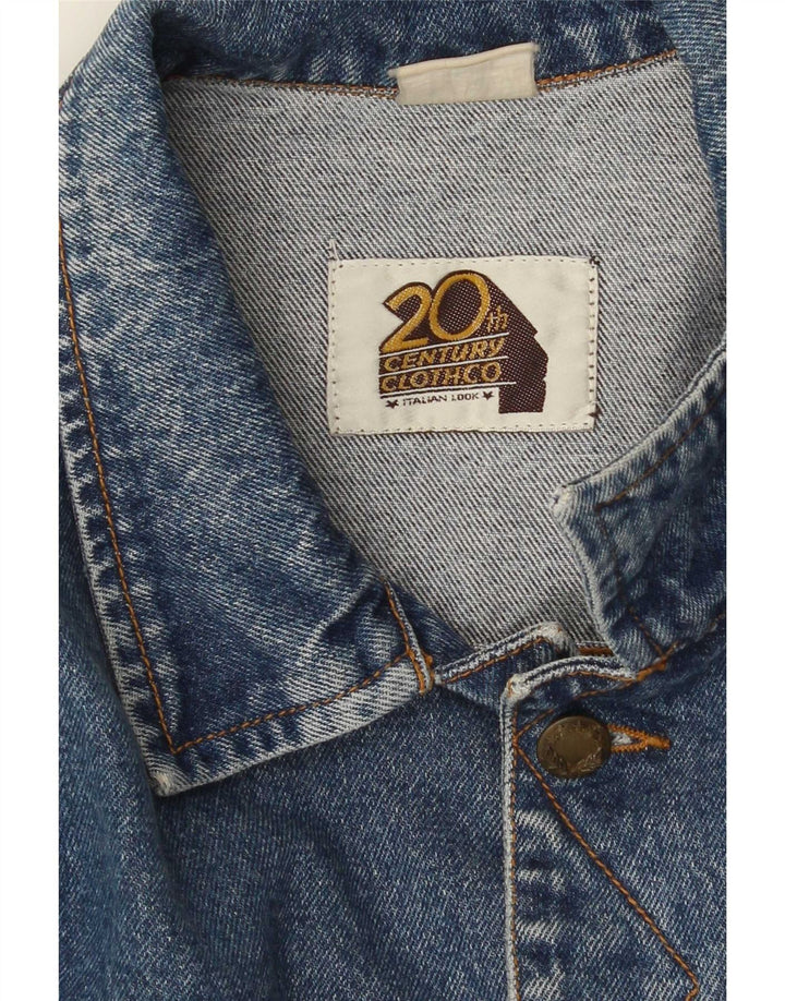 Giacca di jeans vintage da uomo UK 38 blu medio