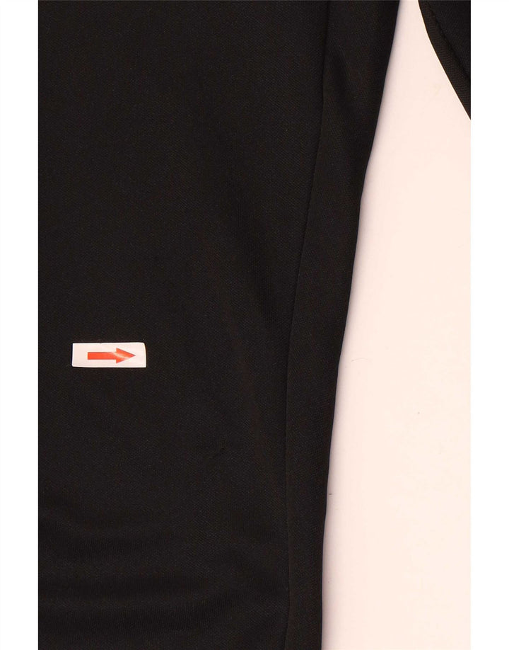 Pantaloni da tuta Adidas Climacool da uomo piccoli in poliestere color block nero