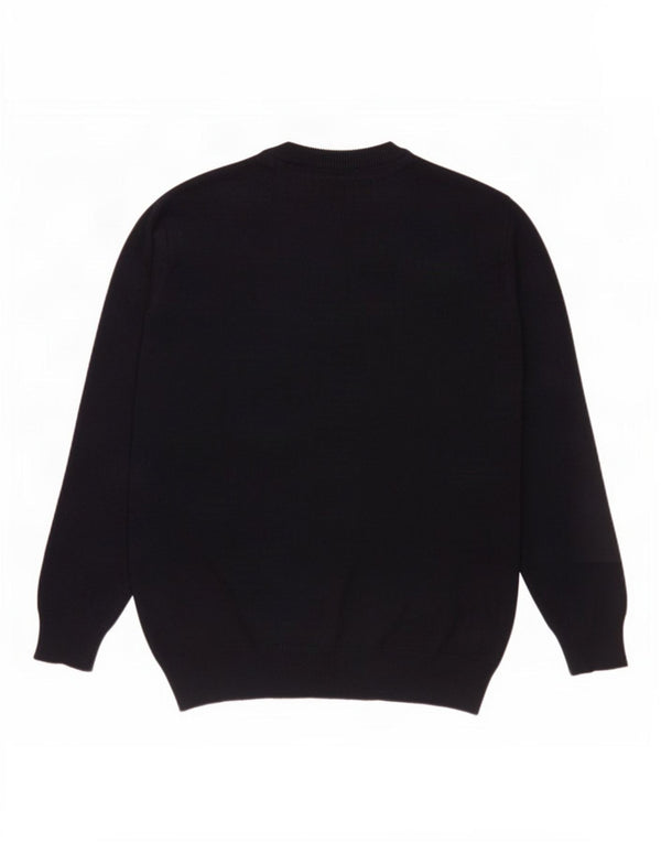 Maglione da donna con scollo a V Pierre Cardin UK 14 Acrilico blu navy medio
