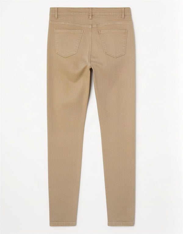 Zac&Zoe Womens Skinny Jeans EU 38 Medium W26 L27 Beige Cotton