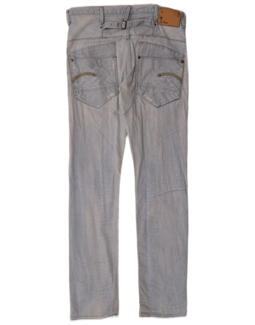 Jeans slim da uomo G-STAR 3301 W32 L34 cotone blu