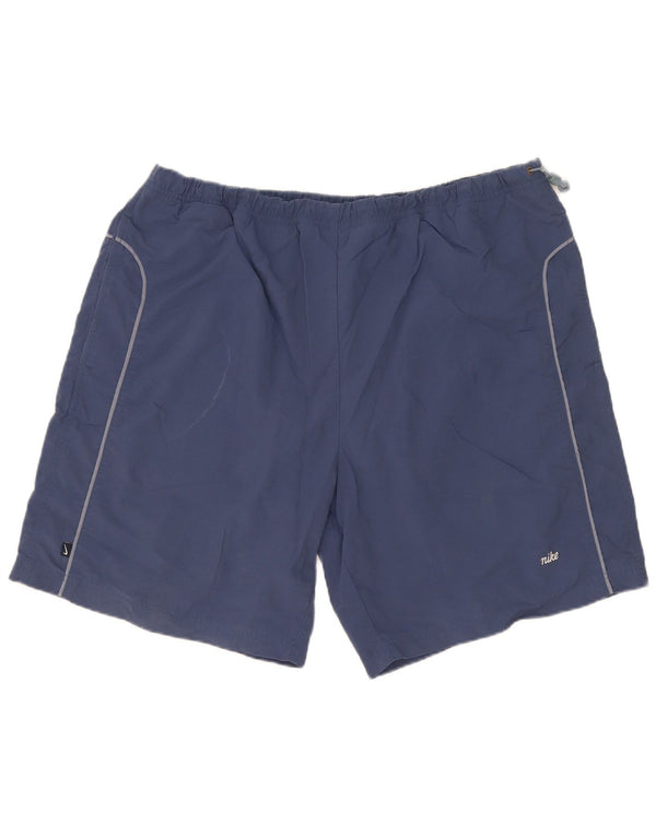 Pantaloncini sportivi Nike da uomo XL blu navy in poliestere