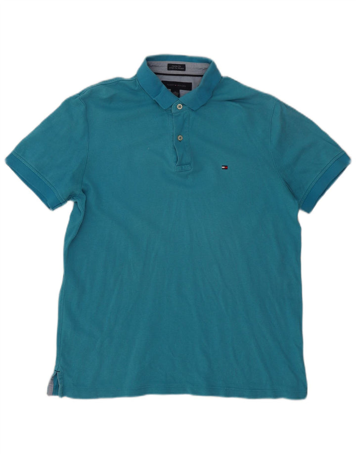 TOMMY HILFIGER Polo da uomo su misura Blu medio
