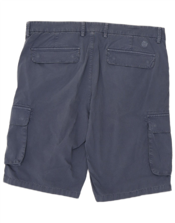 Pantaloncini cargo da uomo North Sails W36 Large in cotone blu navy