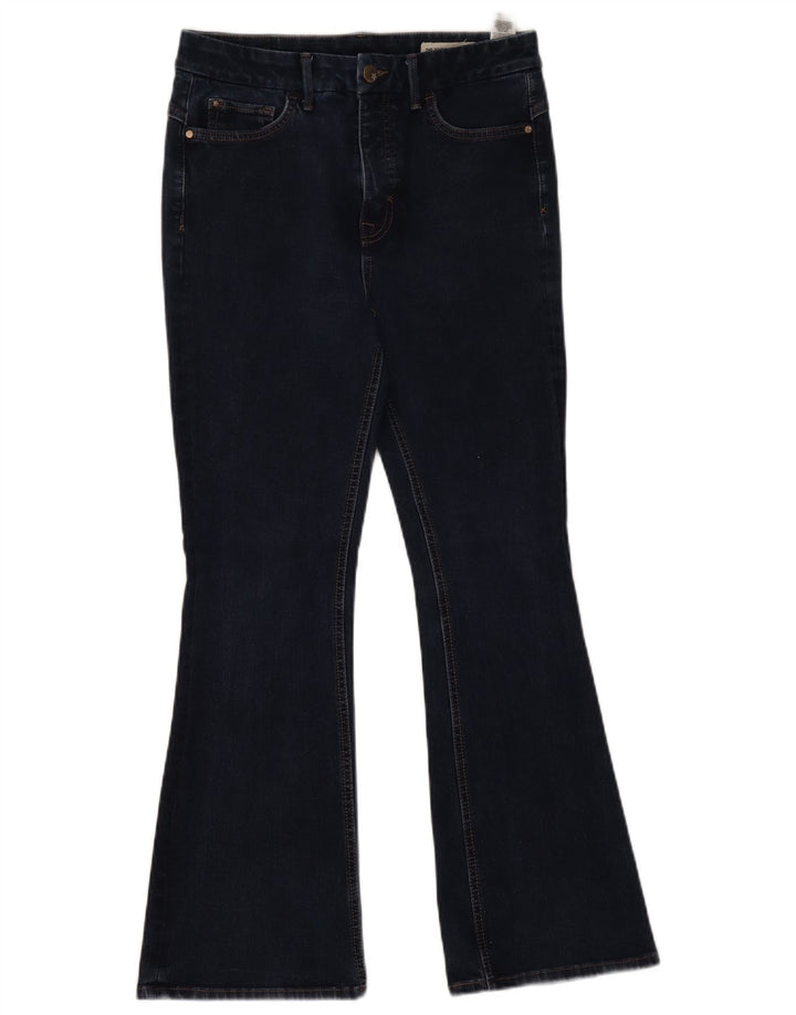 Jeans svasati da donna Marks & Spencer UK 12 Medio W28 L27 Cotone blu navy