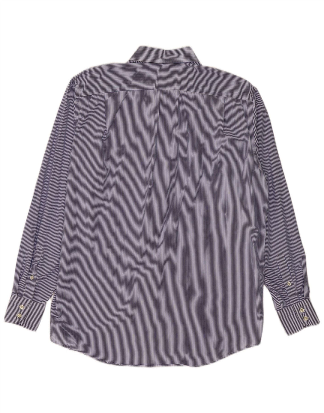Camicia da uomo Lacoste taglia 42 grande cotone gessato blu