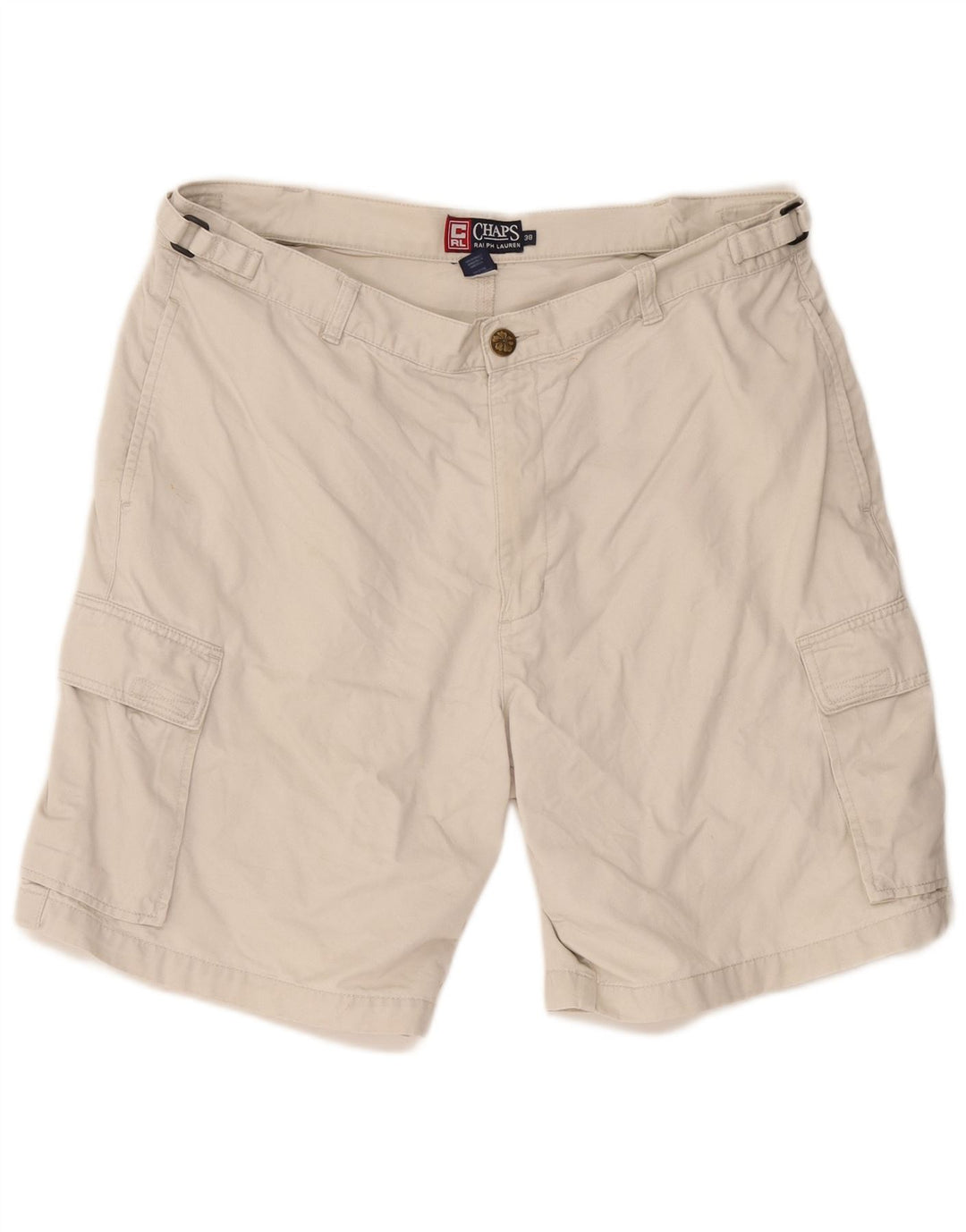 Pantaloncini cargo da uomo Chaps Ralph Lauren W38 XL in cotone beige