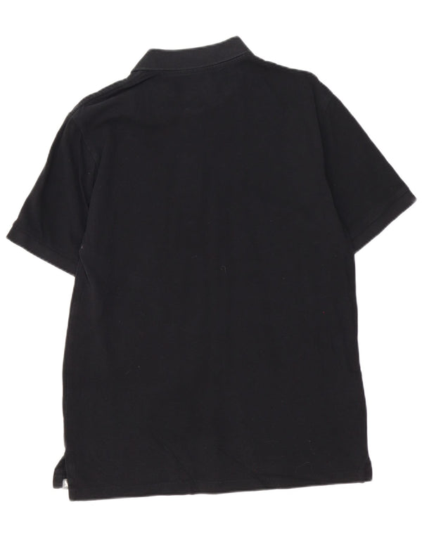 Polo da uomo EDDIE BAUER media cotone nero