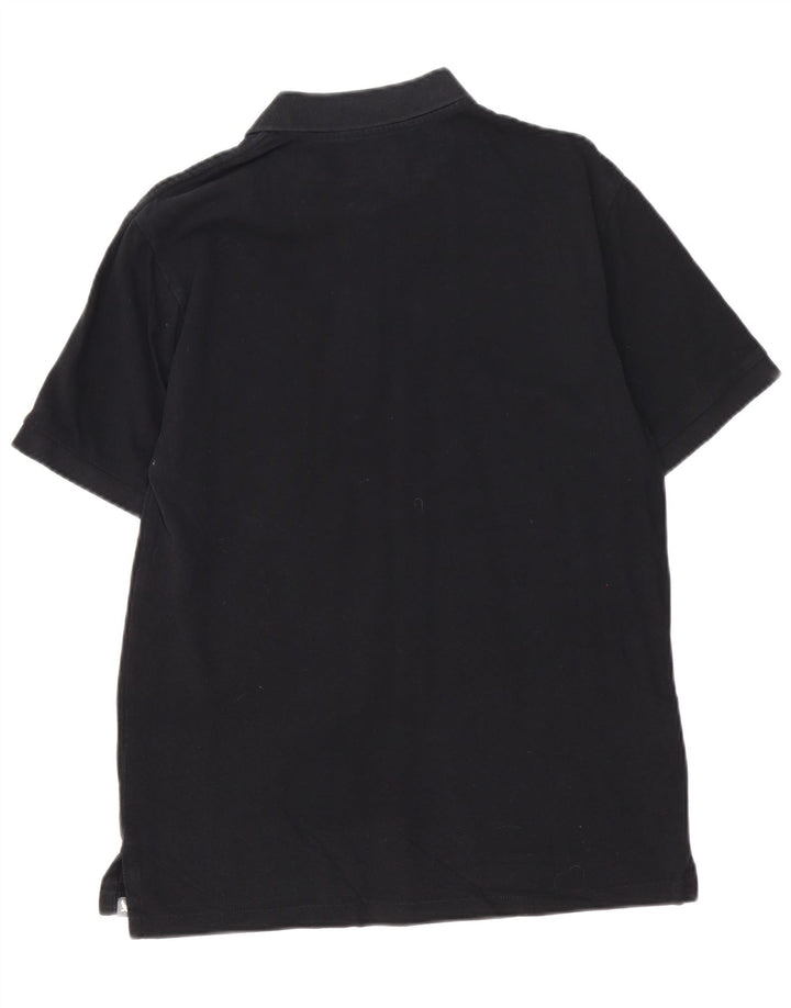 Polo da uomo EDDIE BAUER media cotone nero