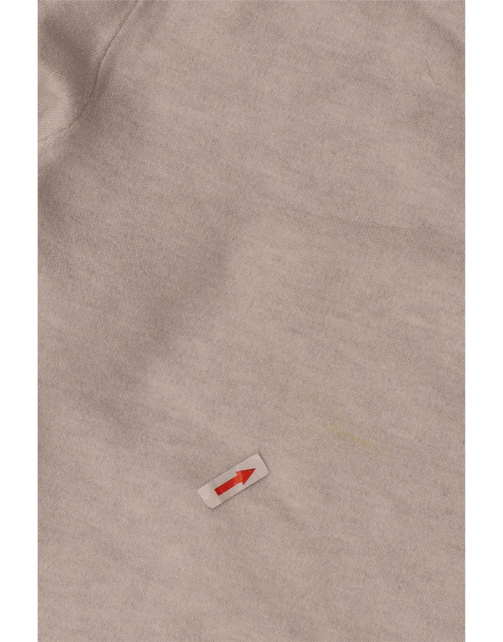 Maglione maglione girocollo da uomo Massimo Dutti grande grigio in poliammide