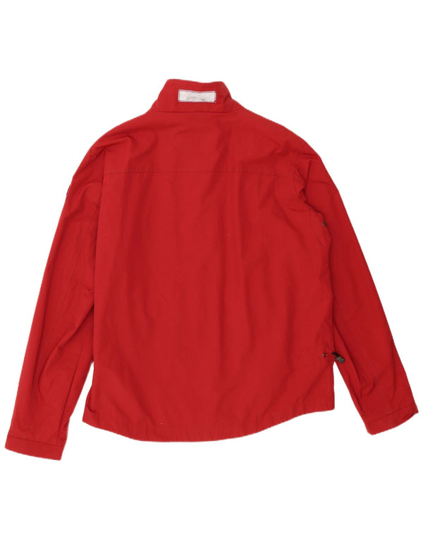 Giacca antipioggia Geographic da uomo Napapijri UK 44 2XL Rosso Poliammide