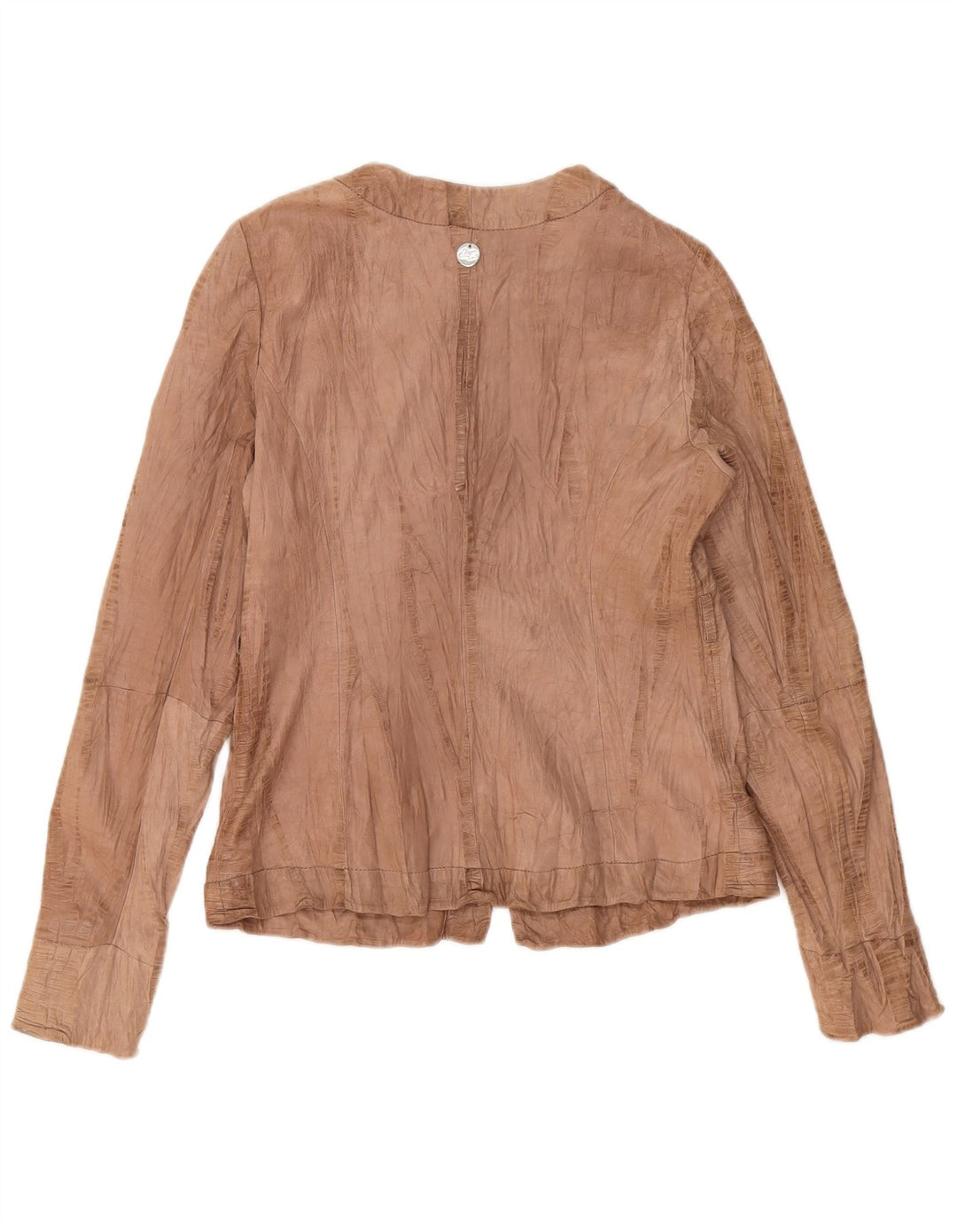 Giacca in Pelle Donna Liu Jo IT 46 Large in Pelle Marrone