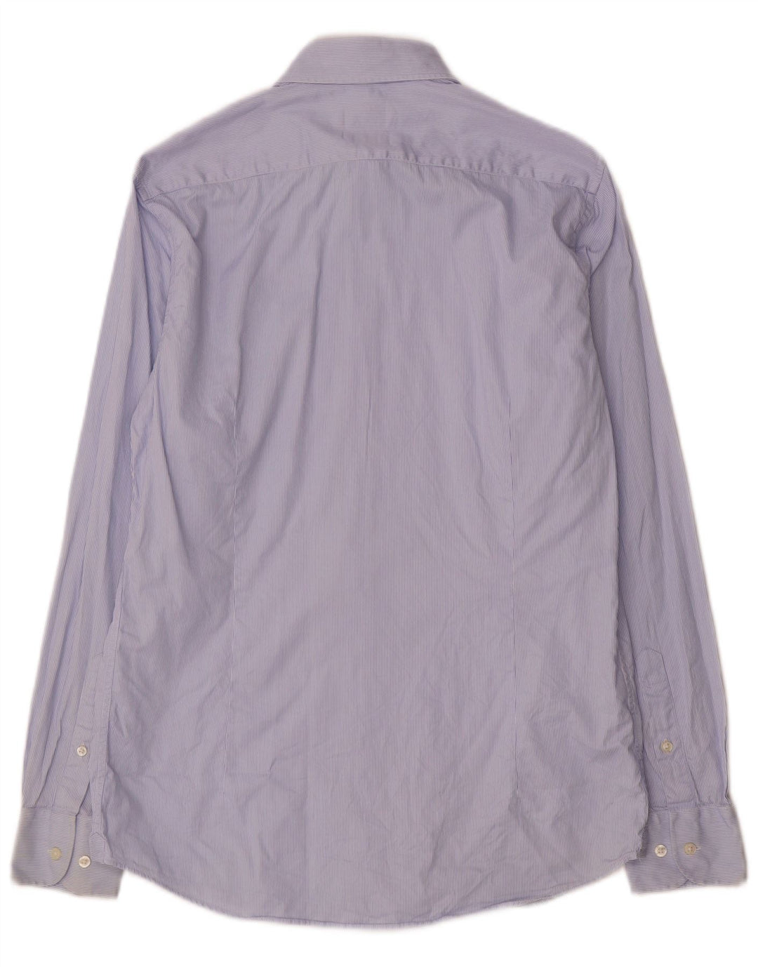 Camicia da uomo Massimo Dutti taglia 39 15 1/2 gessato blu medio