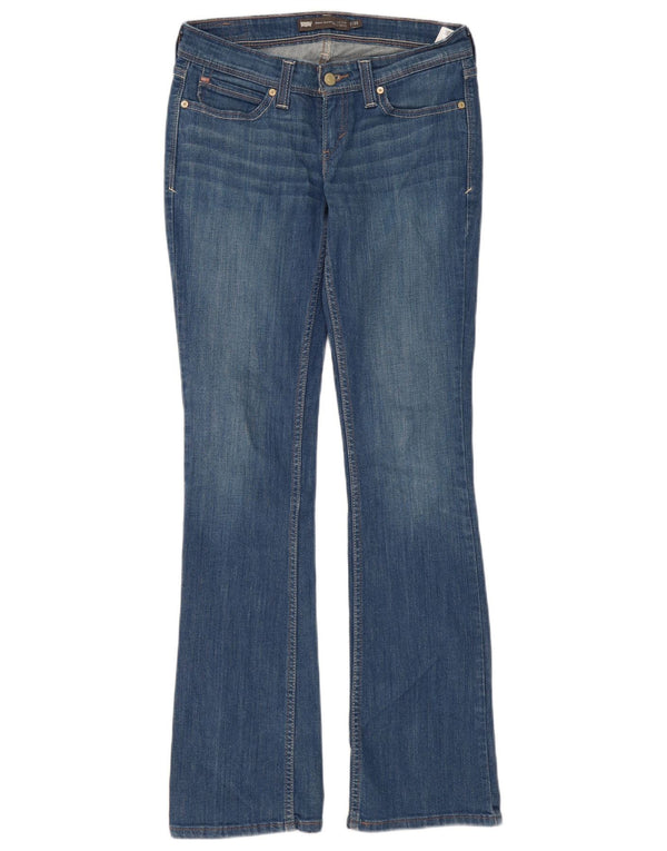 Jeans Levi's Demi Curve da donna a vita bassa skinny bootcut W28 L34 cotone blu