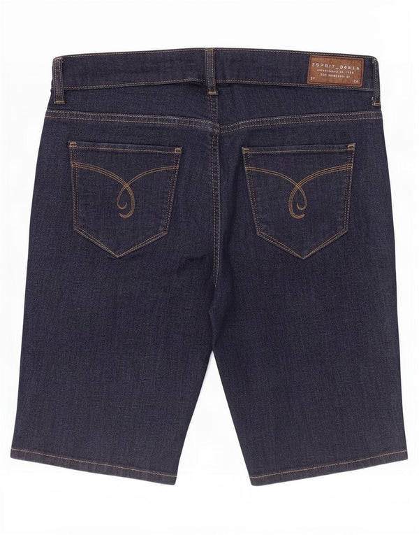 Pantaloncini di jeans da donna Esprit W28 cotone blu navy medio