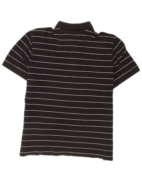 Polo da uomo Nautica vestibilità classica, grande cotone a righe nere