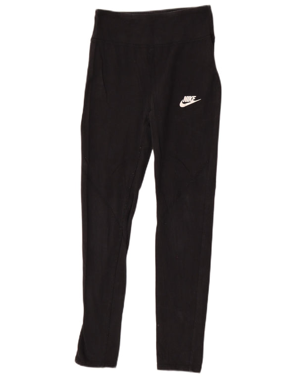 Leggings Nike Bambina 13-14 Anni XL Cotone Nero