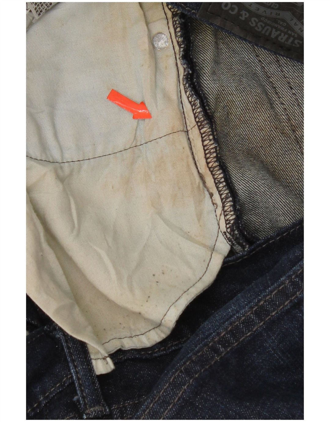 Levi's Uomo 511 Slim Jeans W32 L30 Cotone Blu