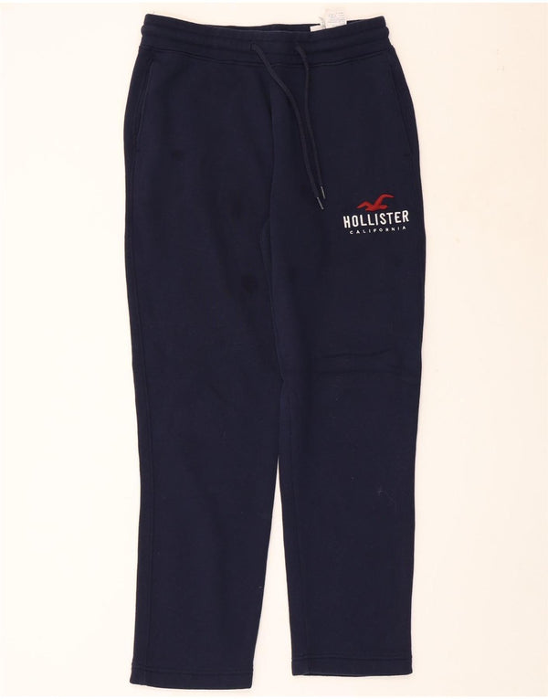 Pantaloni da tuta con grafica da uomo HOLLISTER piccoli in cotone blu navy