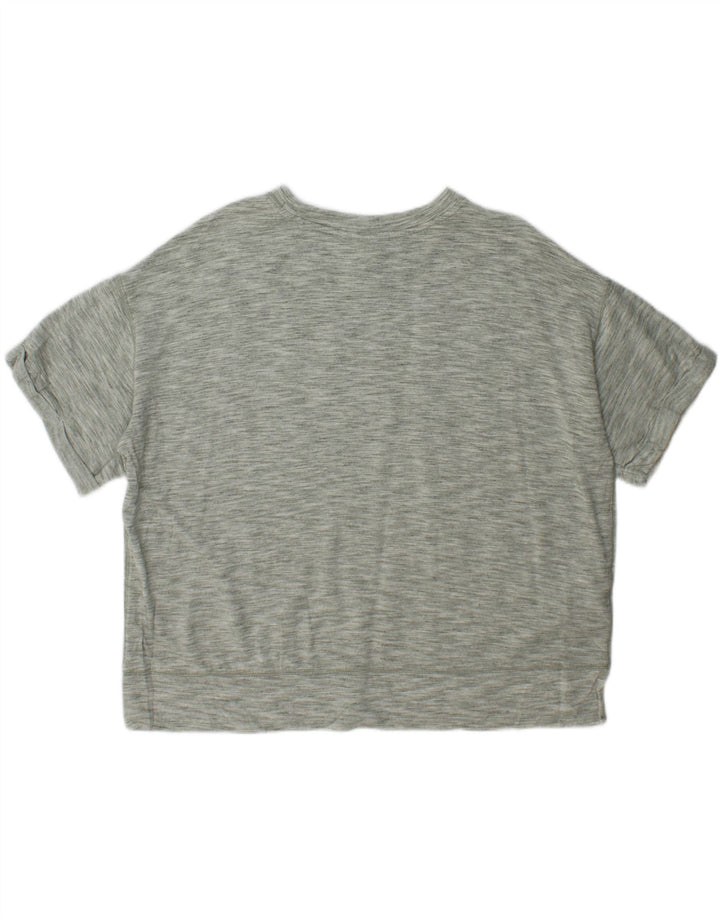 T-shirt oversize da donna Eddie Bauer Top UK 18 XL Poliestere screziato verde