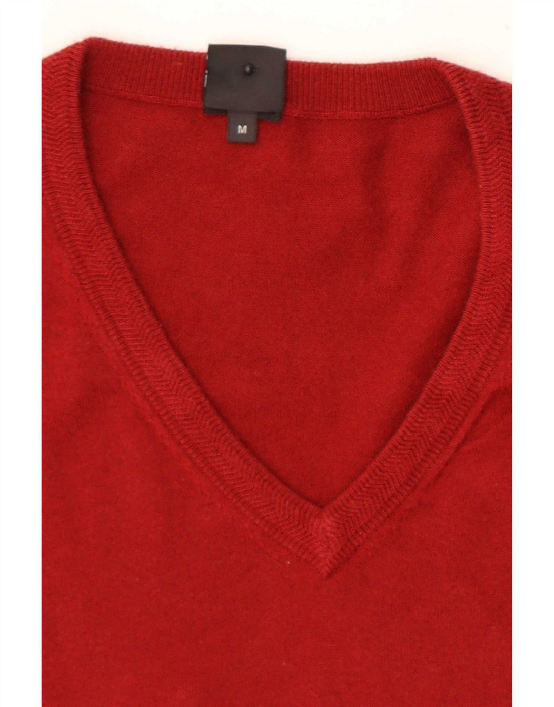 Hugo Boss Maglione da uomo con vestibilità regolare con scollo a V, colore rosso medio