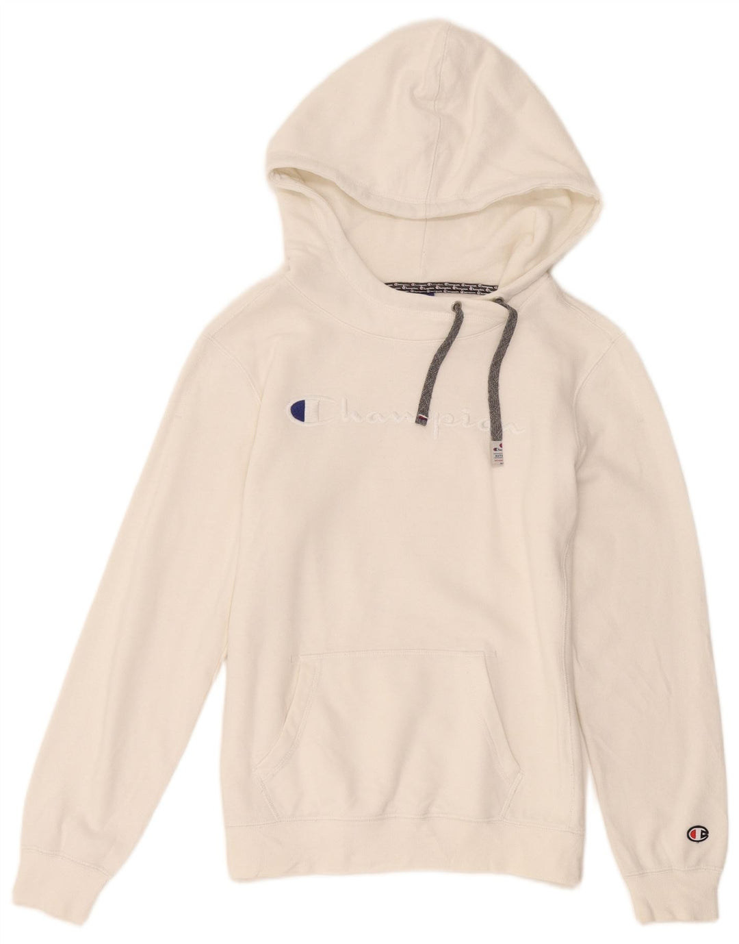 Felpa con cappuccio grafica da donna Champion UK 12 Medium White