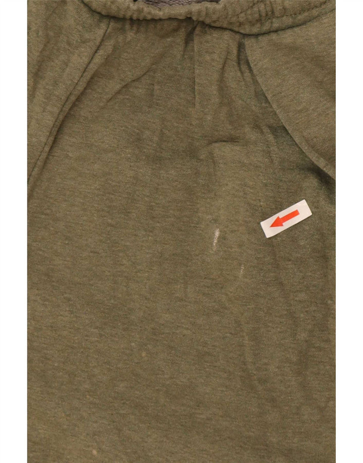 Pantaloni da tuta con grafica Adidas da uomo piccoli color kaki