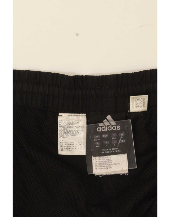 Pantaloni da tuta da uomo Adidas Joggers UK 38/40 Medium Nero Poliestere