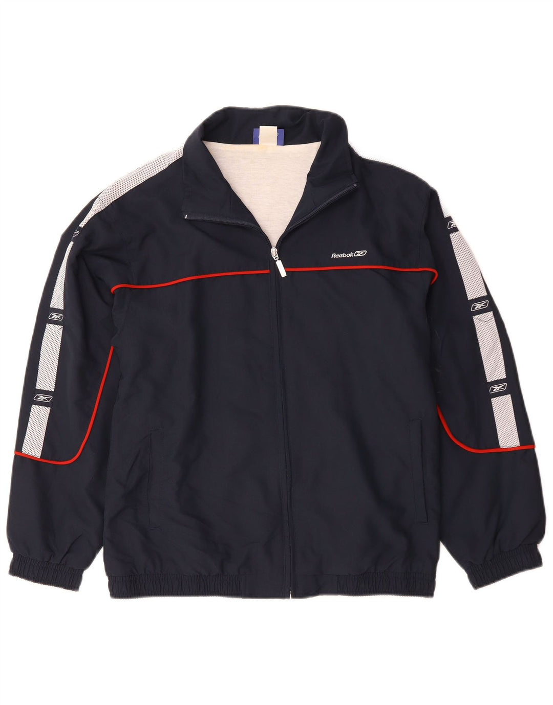 Giacca Reebok da ragazzo, tuta da ginnastica, 15-16 anni, XL, colore blu navy