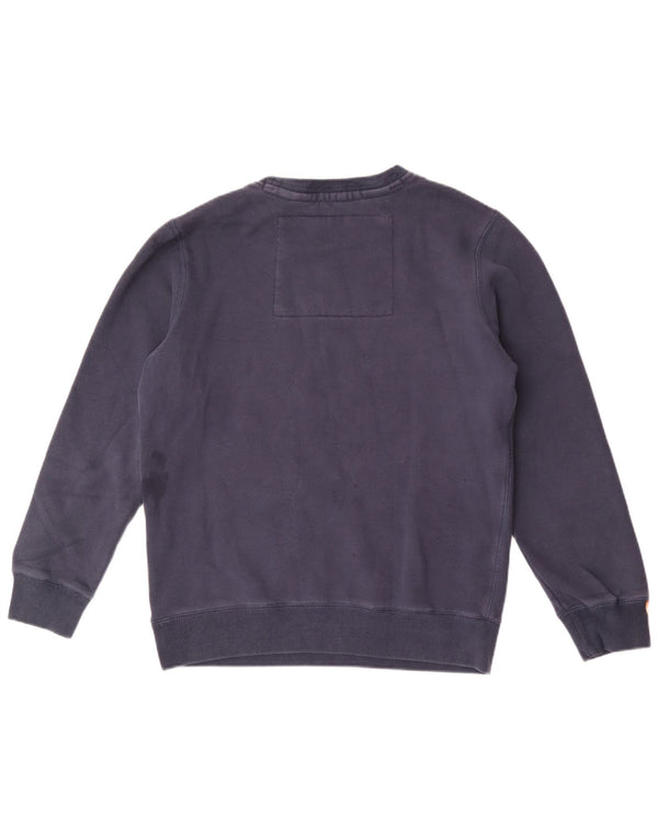Felpa grafica da uomo Superdry Jumper XL blu navy in cotone