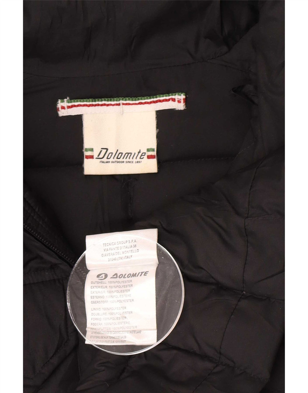 Giacca imbottita da donna Dolomite UK 18 XL poliestere nero