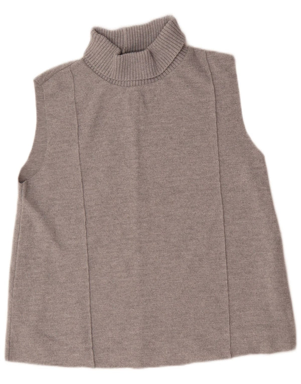 Canotta canotta da donna Zara UK 16 grande in cotone grigio